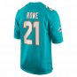 Men's Eric Rowe Aqua Miami Dolphins Game Jersey