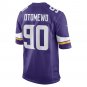 Men's Esezi Otomewo Purple Minnesota Vikings Game Player Jersey