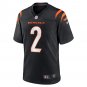 Men's Evan McPherson Black Cincinnati Bengals Game Jersey