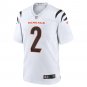 Men's Evan McPherson White Cincinnati Bengals Game Player Jersey