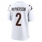 Men's Evan McPherson White Cincinnati Bengals Game Player Jersey