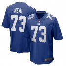 Men's Evan Neal Royal New York Giants Player Game Jersey