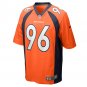Men's Eyioma Uwazurike Orange Denver Broncos Game Player Jersey