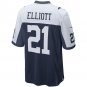 Men's Ezekiel Elliott Navy Dallas Cowboys Alternate Game Team Jersey
