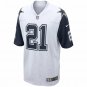 Men's Ezekiel Elliott White Dallas Cowboys Alternate Game Jersey