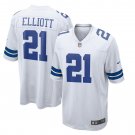 Men's Ezekiel Elliott White Dallas Cowboys Team Game Jersey