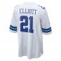 Men's Ezekiel Elliott White Dallas Cowboys Team Game Jersey