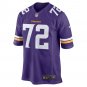 Men's Ezra Cleveland Purple Minnesota Vikings Game Jersey