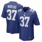 Men's Fabian Moreau Royal New York Giants Game Player Jersey