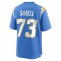 Men's Foster Sarell Powder Blue Los Angeles Chargers Game Player Jersey