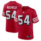 Men's Fred Warner Scarlet San Francisco 49ers Alternate Game Jersey