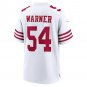Men's Fred Warner White San Francisco 49ers Player Game Jersey