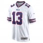 Men's Gabe Davis White Buffalo Bills Game Player Jersey