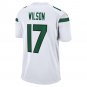 Men's Garrett Wilson White New York Jets Game Player Jersey