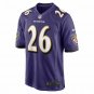 Men's Geno Stone Purple Baltimore Ravens Game Jersey