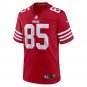 Men's George Kittle Scarlet San Francisco 49ers Player Game Jersey
