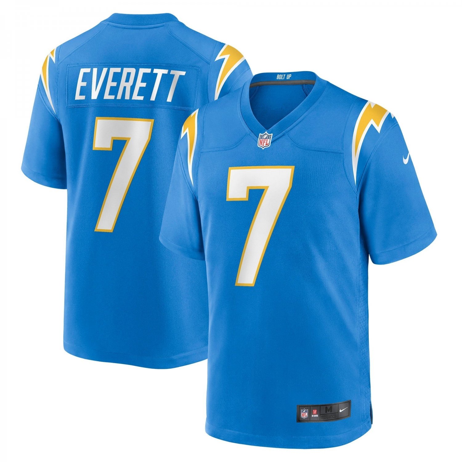 Men's Gerald Everett Powder Blue Los Angeles Chargers Player Game Jersey