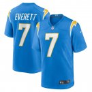 Men's Gerald Everett Powder Blue Los Angeles Chargers Player Game Jersey