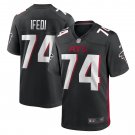 Men's Germain Ifedi Black Atlanta Falcons Game Player Jersey