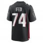 Men's Germain Ifedi Black Atlanta Falcons Game Player Jersey