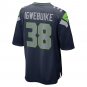 Men's Godwin Igwebuike College Navy Seattle Seahawks Home Game Player Jersey