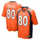 Men's Greg Dulcich Orange Denver Broncos Game Player Jersey