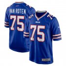 Men's Greg Van Roten Royal Buffalo Bills Game Player Jersey