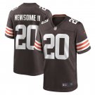 Men's Gregory Newsome II Brown Cleveland Browns Game Jersey