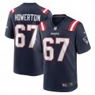 Men's Hayden Howerton Navy New England Patriots Home Game Player Jersey