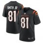 Men's Irv Smith Jr. Black Cincinnati Bengals Game Jersey