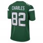 Men's Irvin Charles Gotham Green New York Jets Game Player Jersey