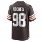 Men's Isaac Rochell Brown Cleveland Browns Game Player Jersey