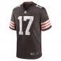 Men's Isaiah Weston Brown Cleveland Browns Game Player Jersey
