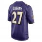Men's J.K. Dobbins Purple Baltimore Ravens Game Jersey