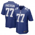 Men's Jack Anderson Royal New York Giants Game Player Jersey