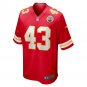 Men's Jack Cochrane Red Kansas City Chiefs Game Player Jersey