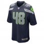 Men's Jacob Hollister College Navy Seattle Seahawks Home Game Player Jersey