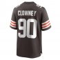 Men's Jadeveon Clowney Brown Cleveland Browns Game Player Jersey