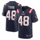 Men's Jahlani Tavai Navy New England Patriots Game Player Jersey