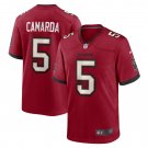 Men's Jake Camarda Red Tampa Bay Buccaneers Game Player Jersey
