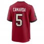 Men's Jake Camarda Red Tampa Bay Buccaneers Game Player Jersey