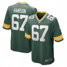 Men's Jake Hanson Green Green Bay Packers Game Jersey