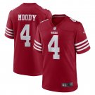 Men's Jake Moody Scarlet San Francisco 49ers Team Game Jersey