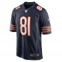 Men's Jake Tonges Navy Chicago Bears Game Player Jersey