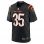 Men's Jalen Davis Black Cincinnati Bengals Game Player Jersey