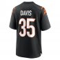 Men's Jalen Davis Black Cincinnati Bengals Game Player Jersey