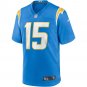 Men's Jalen Guyton Powder Blue Los Angeles Chargers Game Player Jersey