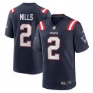 Men's Jalen Mills Navy New England Patriots Game Player Jersey
