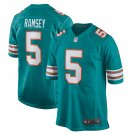 Men's Jalen Ramsey Aqua Miami Dolphins Alternate Game Jersey