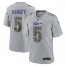Men's Jalen Ramsey Gray Los Angeles Rams Atmosphere Fashion Game Jersey
